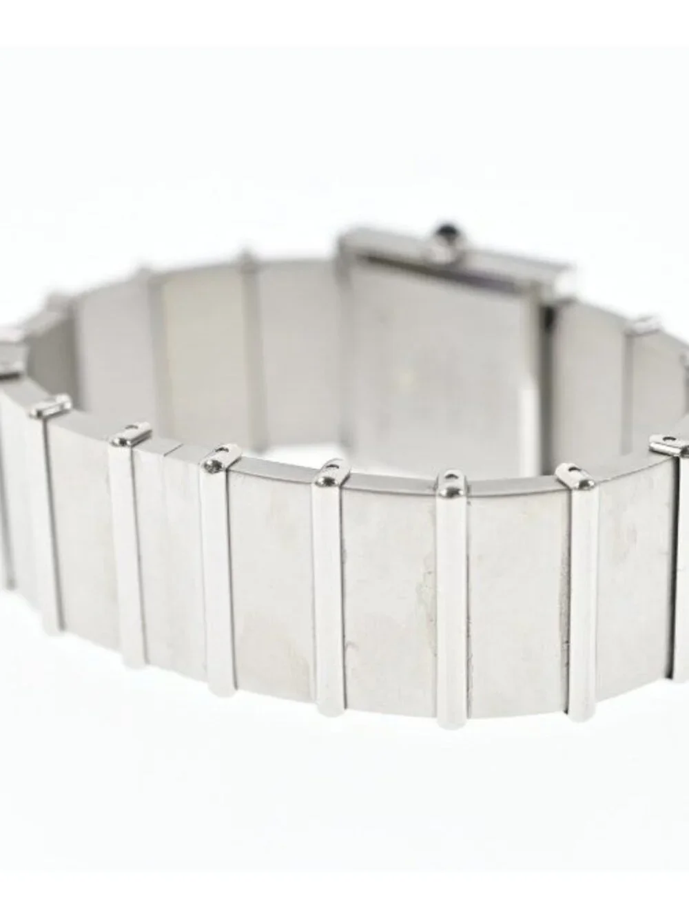Chanel H Mademoiselle Stainless Steel Diamond Quartz Watch Silver